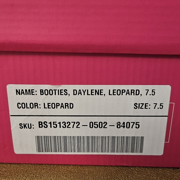 Leopard Lace-up Heeled Boot - Picture 13 of 13